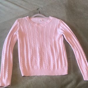 Light pink long sleeve sweater